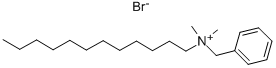 苯扎溴铵, 7281-04-1, 结构式