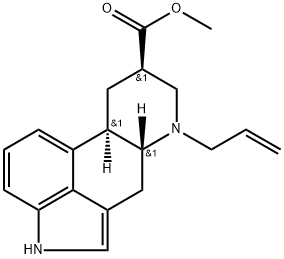 6-(2-PROPENYL)-ERGOLINE-8-CARBOXYLIC ACID METHYL ESTER Struktur