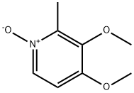 3,4-DIMETHOXY-2-METHYLPYRIDINE N-OXIDE Struktur