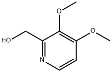 3,4-Dimethoxy-2-pyridinemethanol Structure