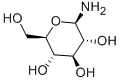 beta-D-吡喃葡萄糖胺,7284-37-9,结构式