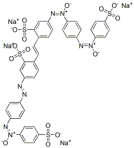 72854-09-2 5-[[4-[(4-Sulfophenyl)-ONN-azoxy]phenyl]azo]-2-[2-[2-sulfo-4-[[4-[(4-sulfophenyl)-ONN-azoxy]phenyl]-ONN-azoxy]phenyl]ethenyl]benzenesulfonic acid tetrasodium salt
