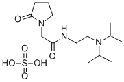 硫酸普拉西坦 结构式