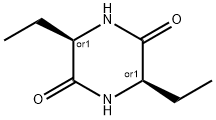 2,5-Piperazinedione,3,6-diethyl-,cis-(9CI) Struktur