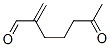 Heptanal, 2-methylene-6-oxo- (9CI) 化学構造式