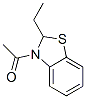 Benzothiazole, 3-acetyl-2-ethyl-2,3-dihydro- (9CI) Structure