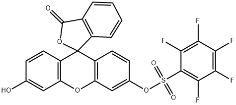 PENTAFLUOROBENZENESULFONYL FLUORESCEIN,728912-45-6,结构式