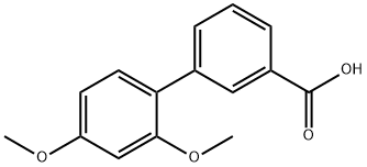 3-(2,3-Dimethoxyphenyl)benzoic acid Struktur