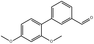 3-(2,4-Dimethoxyphenyl)benzaldehyde Structure