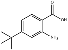 Anthranilic acid, 4-tert-butyl- (5CI) Structure
