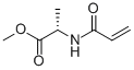 Alanine, N-(1-oxo-2-propenyl)-, methyl ester (9CI) 化学構造式