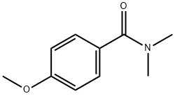 4-メトキシ-N,N-ジメチルベンズアミド 化学構造式