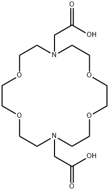 N，N-二羧甲基二氮杂-18-冠-6, 72912-01-7, 结构式