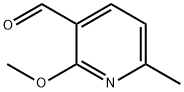 2-甲氧基-6-甲基烟醛,72918-04-8,结构式