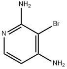 3-Bromo-2,4-diaminopyridine 化学構造式