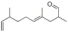 2,4,8-trimethyl-4,9-decadienal Structure