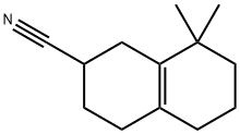 1,2,3,4,5,6,7,8-octahydro-8,8-dimethylnaphthalene-2-carbonitrile 结构式