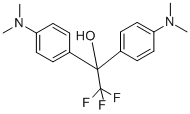 1,1-BIS(4-DIMETHYLAMINOPHENYL)-2,2,2-TRIFLUOROETHANOL Structure