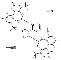 729572-33-2 (S,S)-(+)-6,6'-[(1,1'-联苯基-2,2'-二基)二(氧)]二[4,8-二-叔丁基-1,2,10,11-四甲基]二苯并[D,F][1,3,2]二恶磷杂更英二乙腈加合物