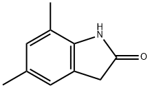 5,7-DIMETHYLOXINDOLE 化学構造式
