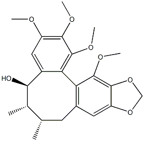 5,6,7,8-Tetrahydro-1,2,3,13-tetramethoxy-6,7-dimethylbenzo[3,4]cycloocta[1,2-f][1,3]benzodioxol-5-ol|戈米辛 O