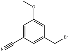 3-(Bromomethyl)-5-methoxybenzonitrile,729613-58-5,结构式