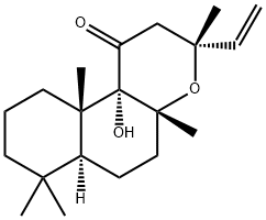 9ALPHA-HYDROXY-8,13-EPOXY-LABD-14-EN-11-ONE Struktur