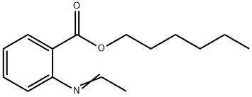 hexyl 2-(ethylideneamino)benzoate,72968-69-5,结构式