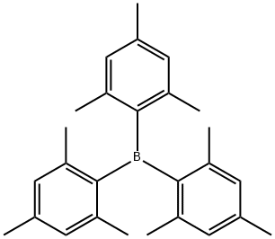 トリメシチルボラン 化学構造式