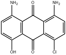 1,8-diamino-4-chloro-5-hydroxyanthraquinone Structure