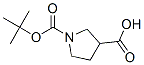 pyrrolidine-1,3-dicarboxylic acid 1-tert-butyl ester Structure
