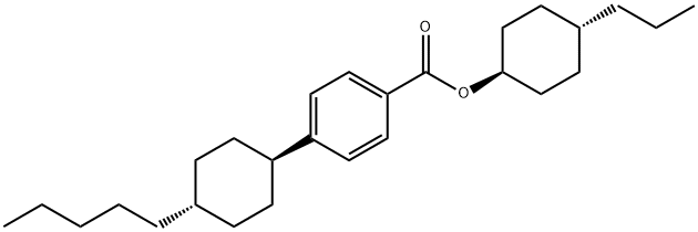 trans-4-propylcyclohexyl trans-p-(4-pentylcyclohexyl)benzoate|