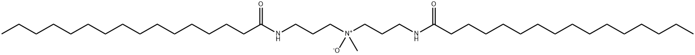 [N,N'-[(Methylimino)bis(3,1-propanediyl)]bis(hexadecanamide)]N-oxide Structure