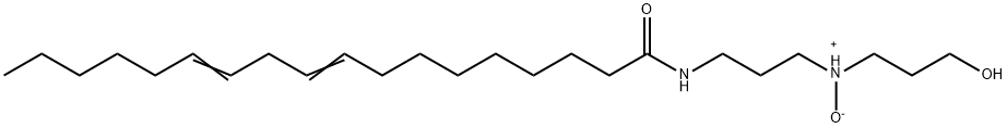 N-[3-[(2-ヒドロキシエチル)メチルアミノ]プロピル]-9,12-オクタデカジエンアミドN-オキシド 化学構造式