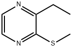2-(METHYLTHIO)-3-ETHYLPYRAZINE Struktur