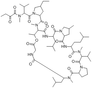 枝游动菌素,72993-51-2,结构式