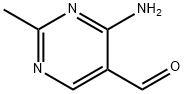 4-アミノ-2-メチル-5-ピリミジンカルボアルデヒド 化学構造式