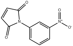 N-(3-ニトロフェニル)マレインイミド 化学構造式