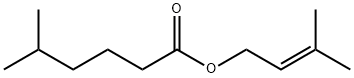 5-Methylhexanoic acid 3-methyl-2-butenyl ester,73003-75-5,结构式