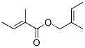 2-Methyl-2-butenoic acid 2-methyl-2-butenyl ester,73003-76-6,结构式