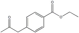 4-(2-氧代丙基)-苯甲酸乙酯, 73013-51-1, 结构式