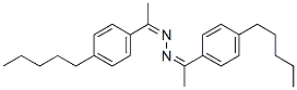 1-(4-ペンチルフェニル)エタノン[1-(4-ペンチルフェニル)エチリデン]ヒドラゾン 化学構造式