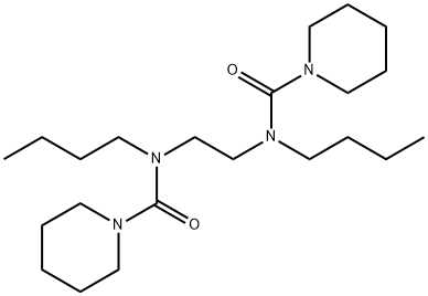 N,N'-Ethylenebis(N-butyl-1-piperidinecarboxamide),7303-46-0,结构式