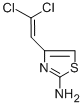 4-(2,2-DICHLORO-VINYL)-THIAZOL-2-YLAMINE 化学構造式