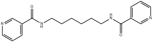 N,N'-hexamethylenebis(3-pyridinecarboxamide)|N,N'-hexamethylenebis(3-pyridinecarboxamide)