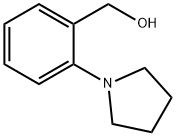 (2-吡咯烷-1-基苯基)甲醇,73051-88-4,结构式