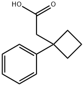 2-(1-PHENYLCYCLOBUTYL)ACETIC ACID 结构式