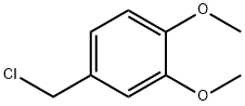 1-クロロメチル-3,4-ジメトキシベンゼン 化学構造式