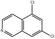 5,7-Dichloro-isoquinoline 化学構造式