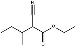 ETHYL 2-CYANO-3-METHYLPENTANOATE, 7309-45-7, 结构式